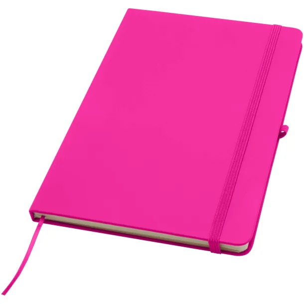 Spectrum Plus A5 hard cover notebook Transparent pink