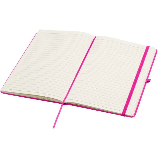 Spectrum Plus A5 hard cover notebook Transparent pink