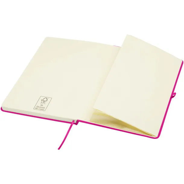 Spectrum Plus A5 hard cover notebook Transparent pink