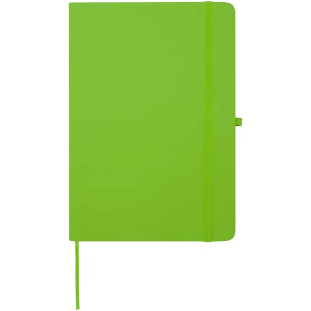 Spectrum Plus A5 hard cover notebook Lime green