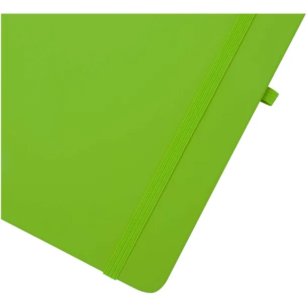 Spectrum Plus A5 hard cover notebook Lime green