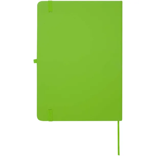 Spectrum Plus A5 hard cover notebook Lime green