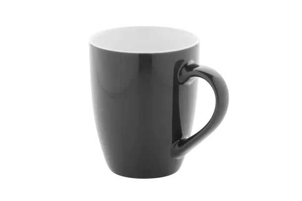Gaia šalica, 340 ml Crna Bijela