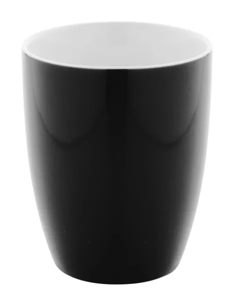 Gaia šalica, 340 ml Crna Bijela
