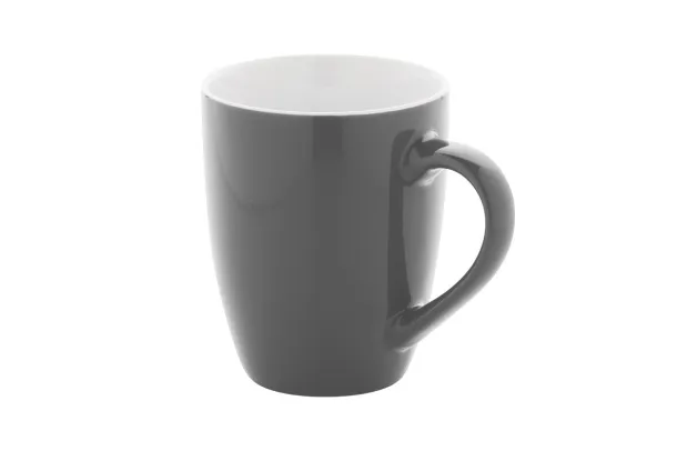 Gaia šalica, 340 ml Tamno siva Bijela