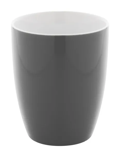 Gaia šalica, 340 ml Tamno siva Bijela