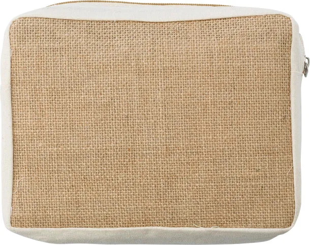 JULIAN Jute toiletry bag 