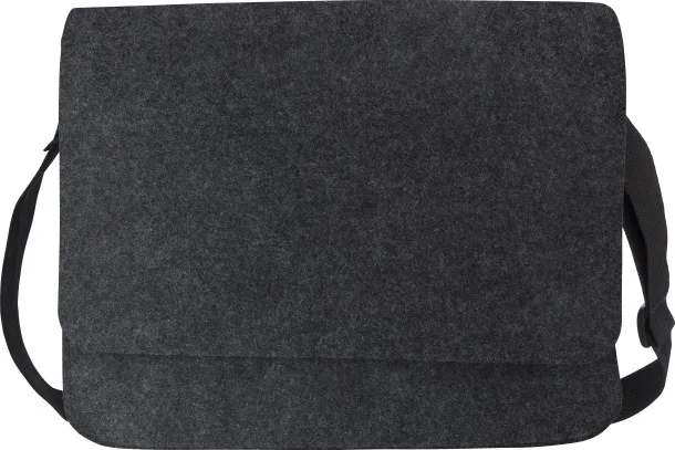 Layla rPET torba od filca za laptop, 15" dark grey