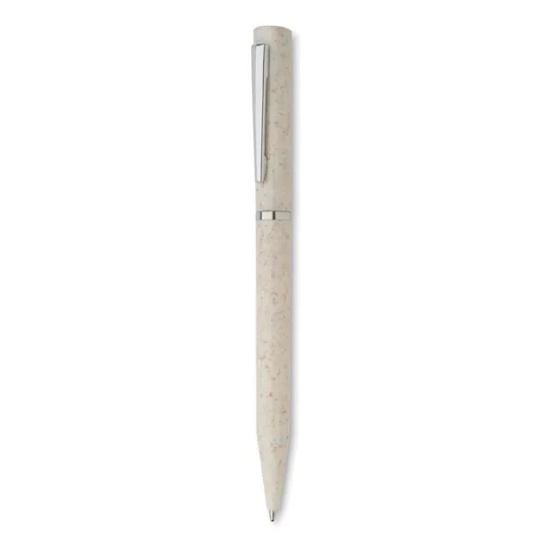 MAIPEN Wheat straw/ABS twist pen Beige