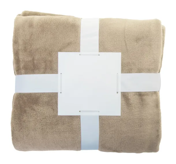 Vantaa RPET flannel blanket Beige