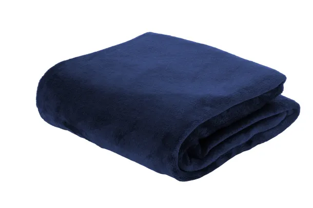 Vantaa RPET flanel deka, 260 g/m² Tamno plava