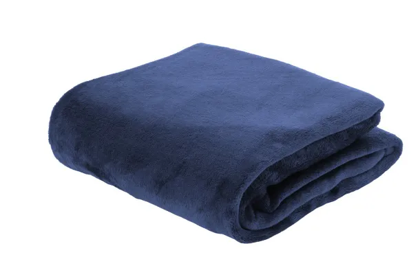 Vantaa RPET flanel deka, 260 g/m² Tamno plava