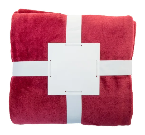 Vantaa RPET flannel blanket Burgundy