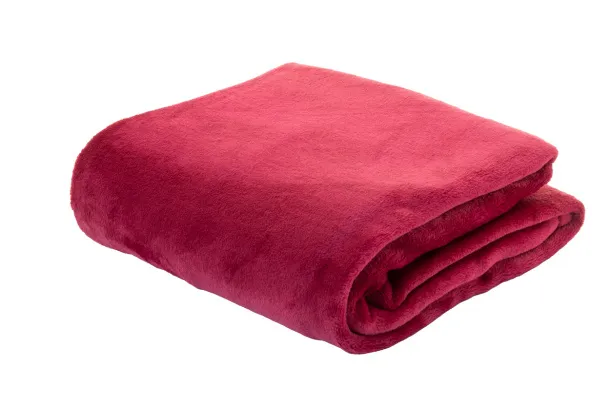 Vantaa RPET flannel blanket Burgundy