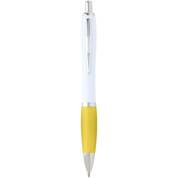 Nash recycled plastic ballpoint pen (black ink) - Unbranded Yellow