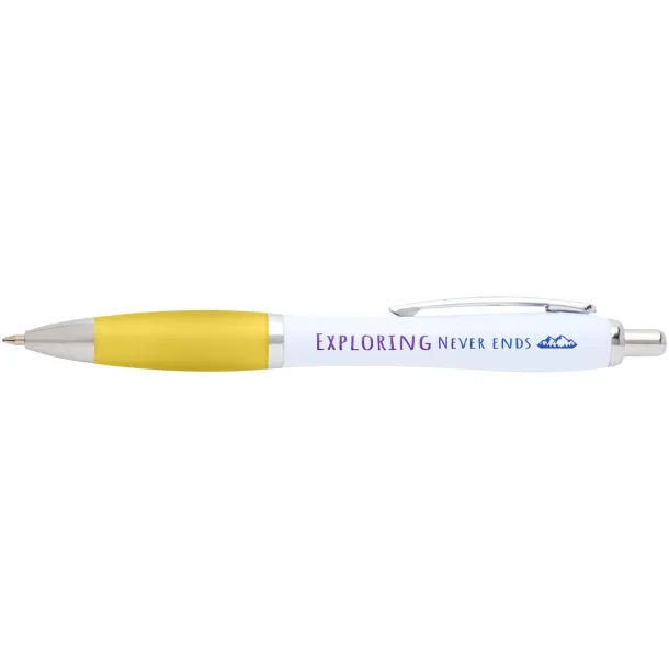 Nash recycled plastic ballpoint pen (black ink) - Unbranded Yellow