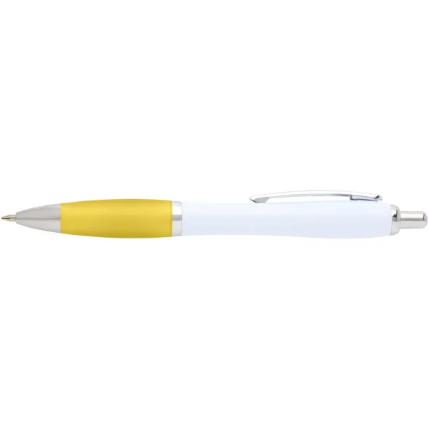 Nash recycled plastic ballpoint pen (black ink) - Unbranded Yellow