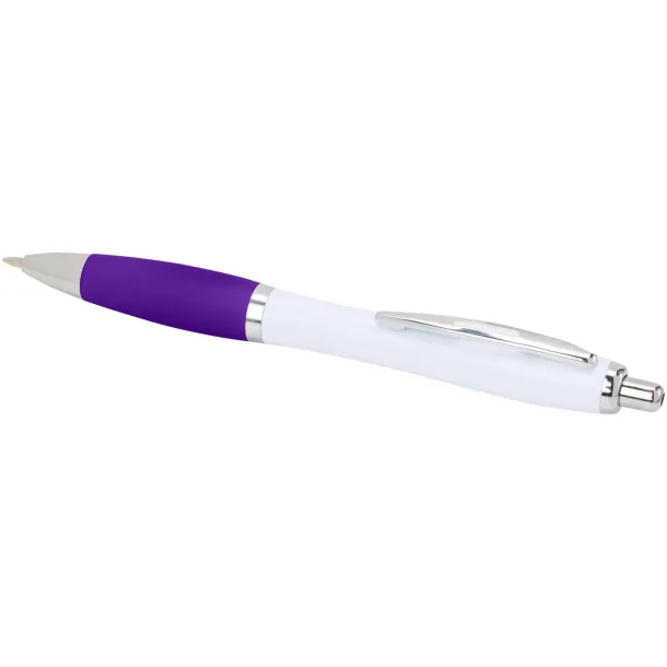 Nash recycled plastic ballpoint pen (black ink) Purple