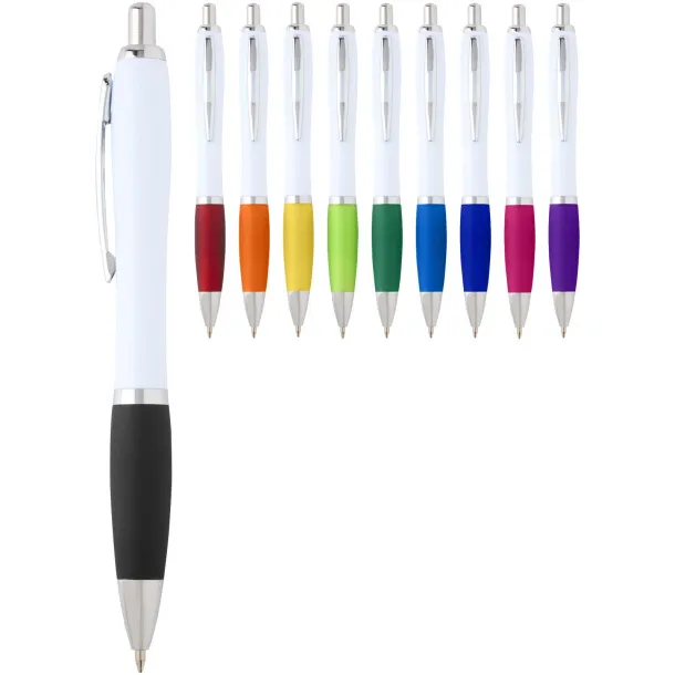 Nash recycled plastic ballpoint pen (black ink) Purple