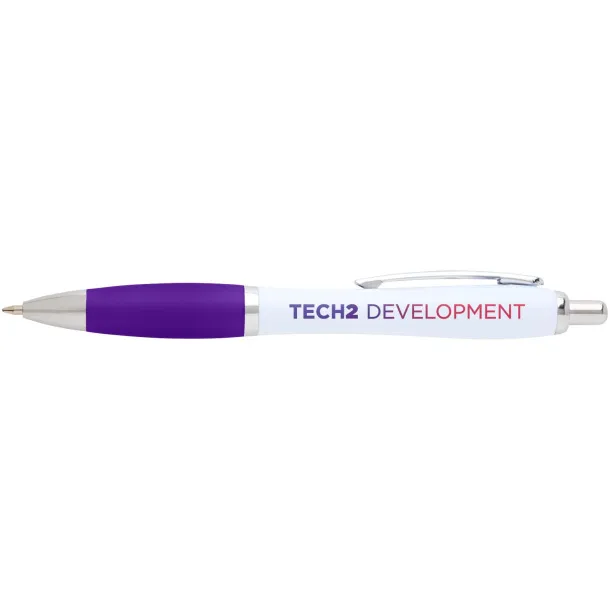 Nash recycled plastic ballpoint pen (black ink) Purple