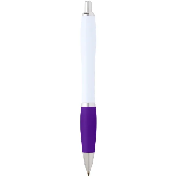 Nash recycled plastic ballpoint pen (black ink) Purple