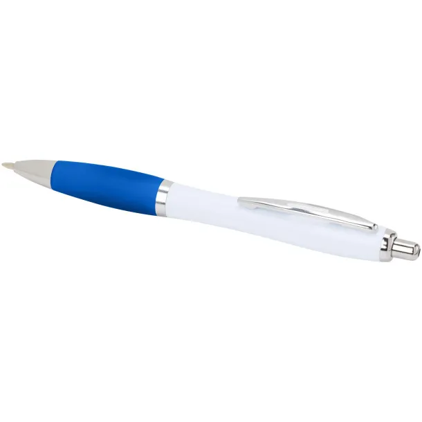 Nash recycled plastic ballpoint pen (black ink) Aqua