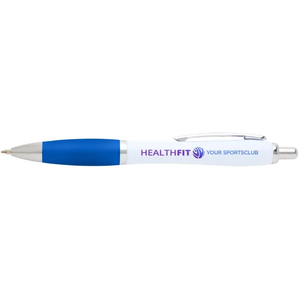 Nash recycled plastic ballpoint pen (black ink) Aqua