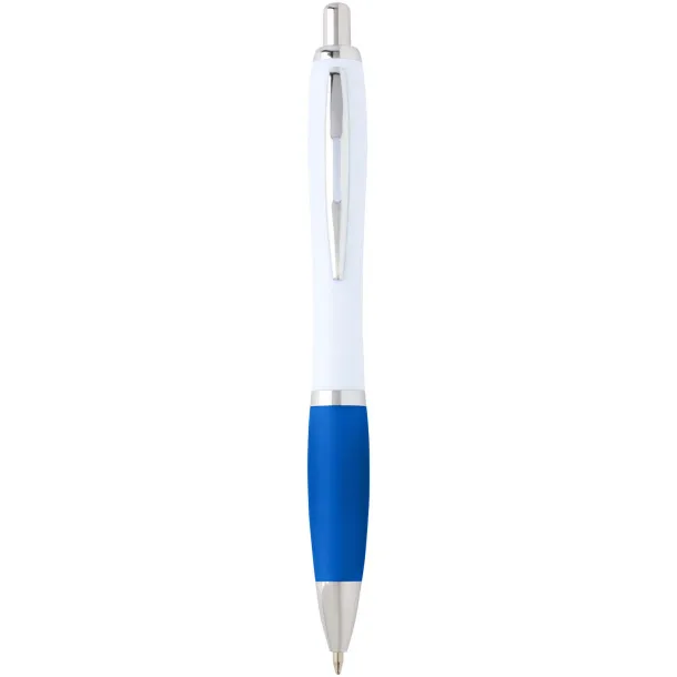 Nash recycled plastic ballpoint pen (black ink) Aqua