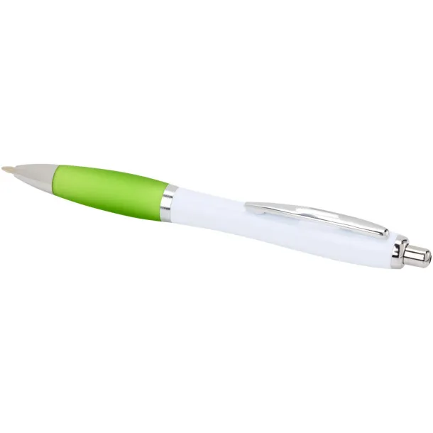 Nash recycled plastic ballpoint pen (black ink) Lime green