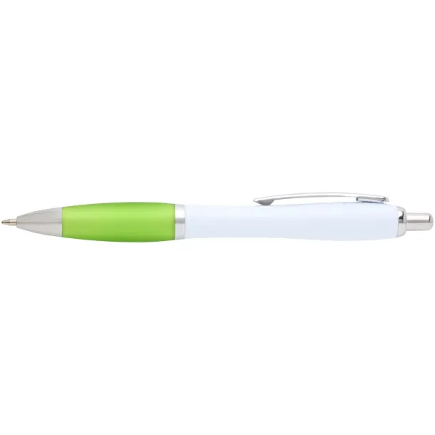 Nash recycled plastic ballpoint pen (black ink) Lime green