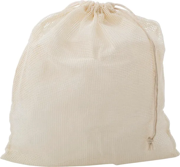 Adele Set of three reusasable cotton mesh produce bags