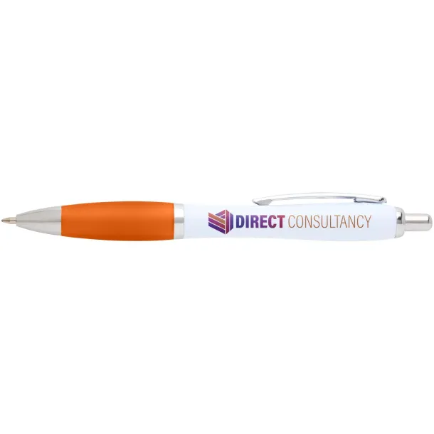 Nash recycled plastic ballpoint pen (blue ink) Orange