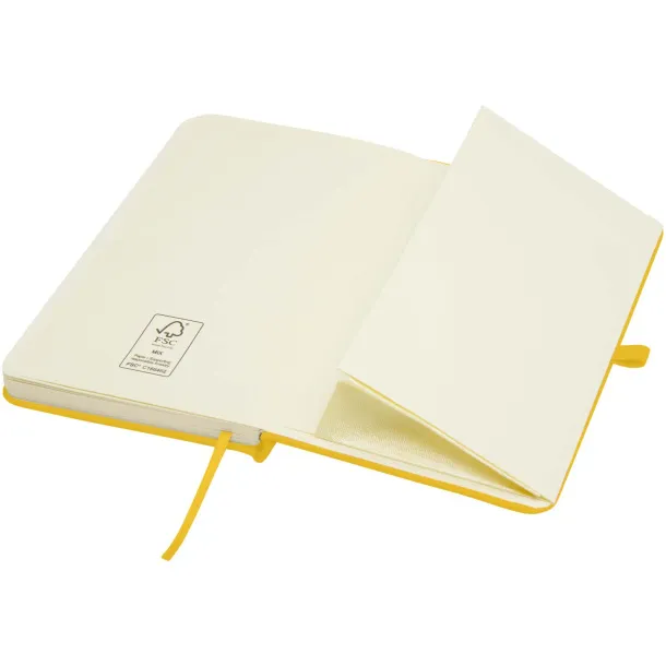 Spectrum Plus A6 hard cover notebook - Unbranded Yellow