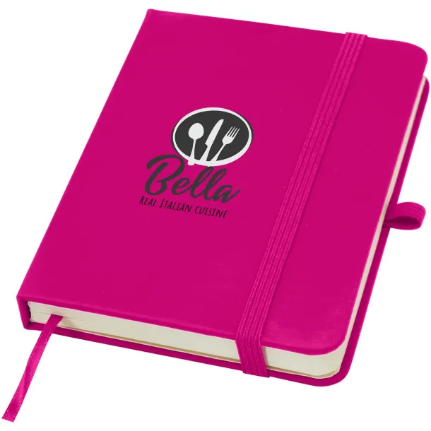 Spectrum Plus A6 hard cover notebook Transparent pink