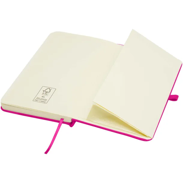 Spectrum Plus A6 hard cover notebook Transparent pink