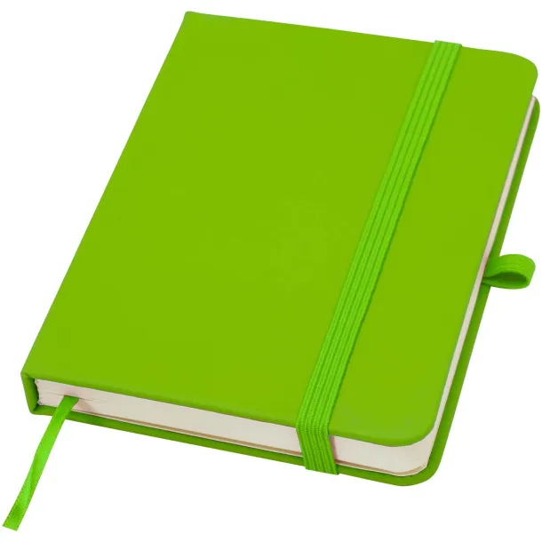 Spectrum Plus A6 hard cover notebook Lime green