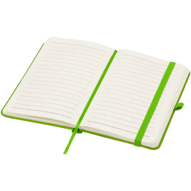 Spectrum Plus A6 hard cover notebook Lime green