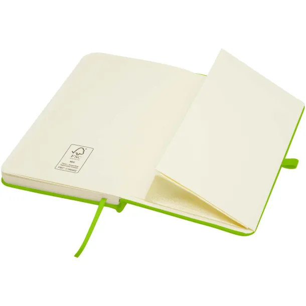 Spectrum Plus A6 hard cover notebook Lime green