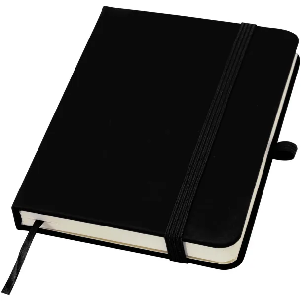 Spectrum Plus A6 hard cover notebook Solid black