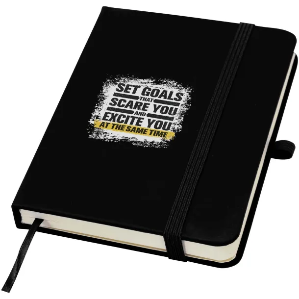 Spectrum Plus A6 hard cover notebook Solid black