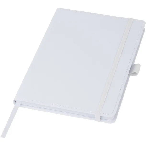 Thalaasa ocean-bound plastic hardcover notebook - Marksman White