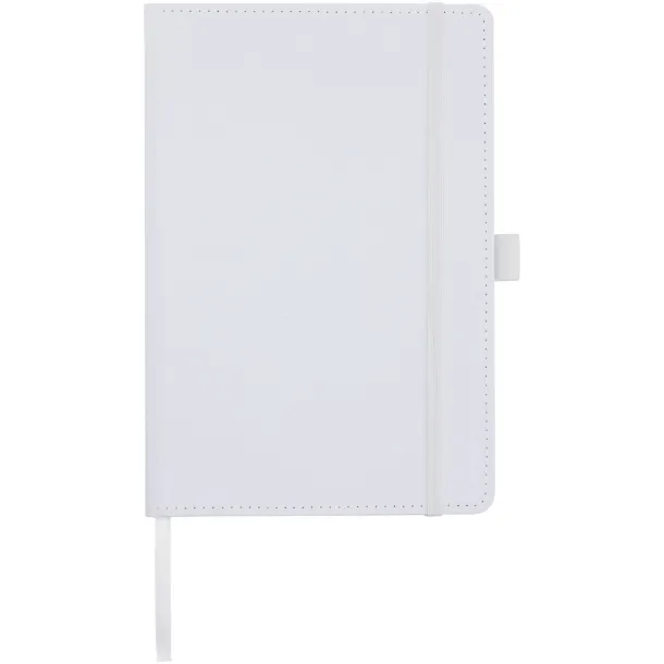 Thalaasa ocean-bound plastic hardcover notebook - Marksman White