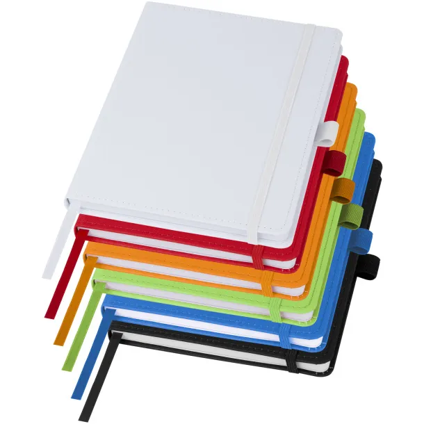 Thalaasa ocean-bound plastic hardcover notebook - Marksman White