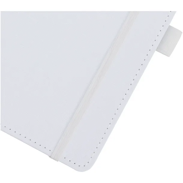 Thalaasa ocean-bound plastic hardcover notebook - Marksman White