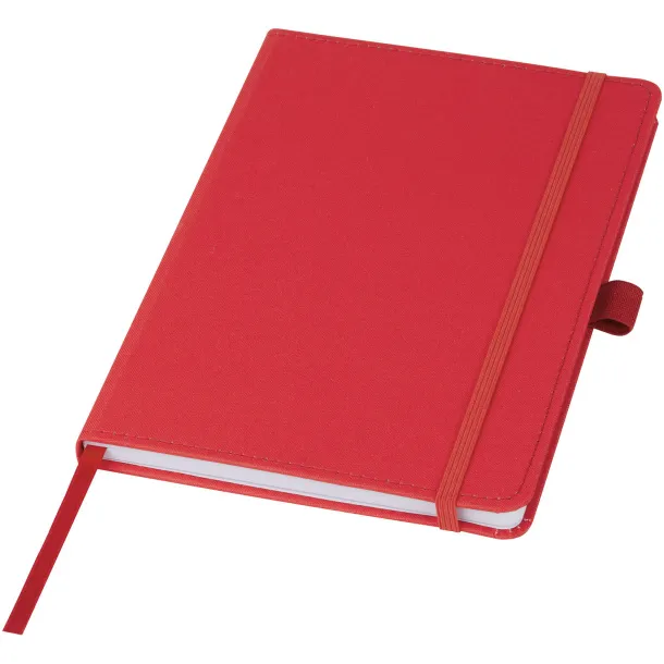 Thalaasa ocean-bound plastic hardcover notebook - Marksman Red