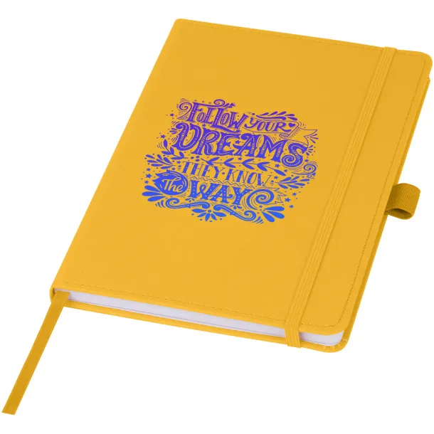 Thalaasa ocean-bound plastic hardcover notebook - Marksman Yellow