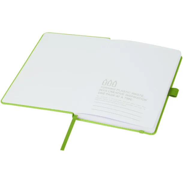 Thalaasa ocean-bound plastic hardcover notebook - Marksman Apple Green