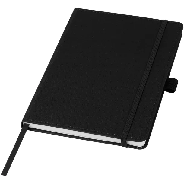 Thalaasa ocean-bound plastic hardcover notebook - Marksman Solid black