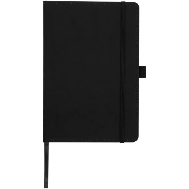 Thalaasa ocean-bound plastic hardcover notebook - Marksman Solid black