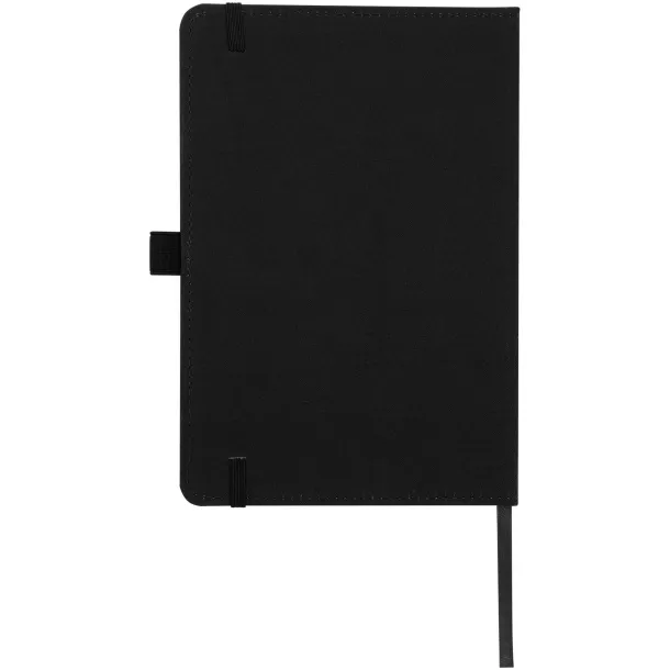 Thalaasa ocean-bound plastic hardcover notebook - Marksman Solid black